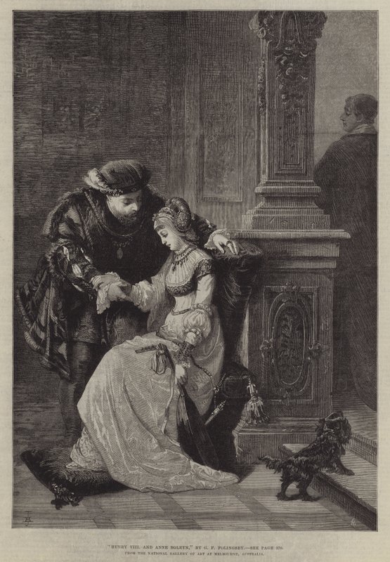 Henrik VIII és Boleyn Anne alkotó: George Frederick Folingsby