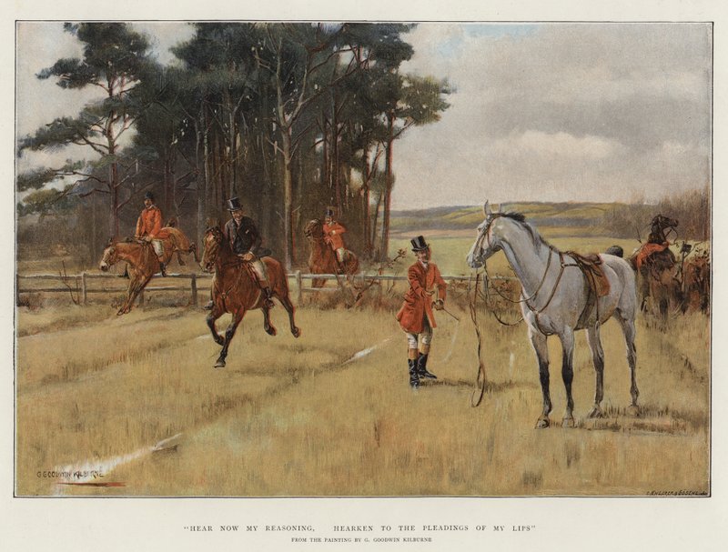 Hallgasd meg most okoskodásomat, hallgass ajkaim Könyörgésére alkotó: George Goodwin Kilburne