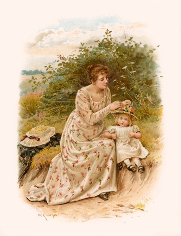 Tennyson Dórája alkotó: George Goodwin Kilburne