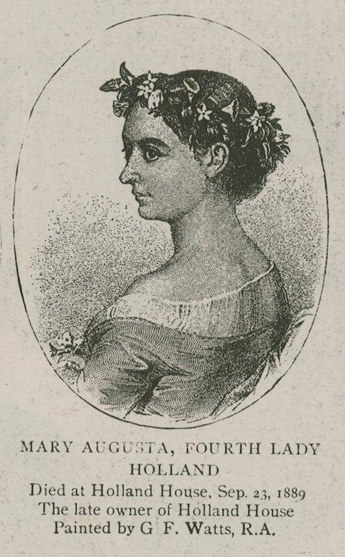 Mary Augusta, a negyedik Lady Holland alkotó: George Hawkins