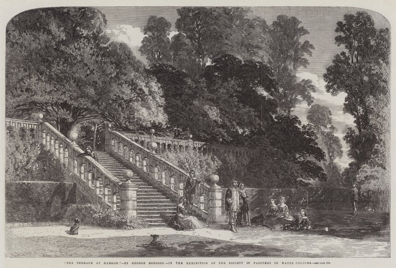 A terasz Haddonban alkotó: George Haydock Dodgson