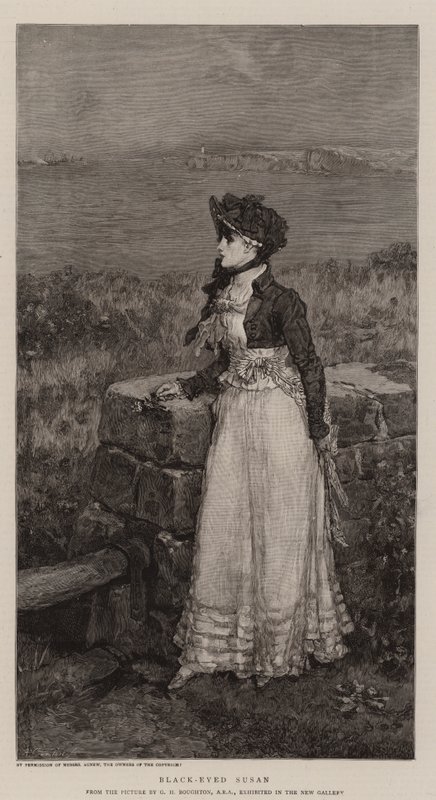 Fekete szemű Susan alkotó: George Henry Boughton