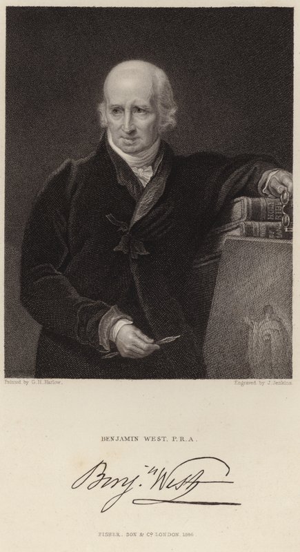 Benjamin West portréja alkotó: George Henry Harlow