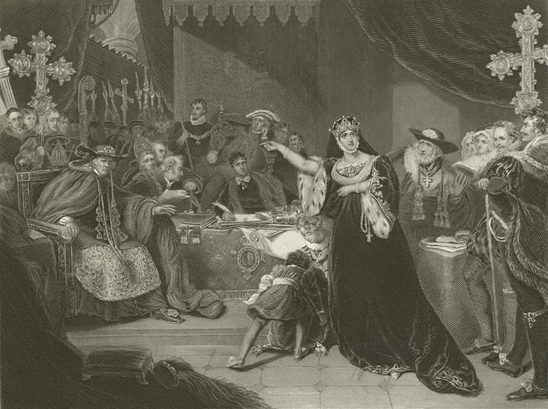 Aragóniai Katalin pere, 1529 alkotó: George Henry Harlow
