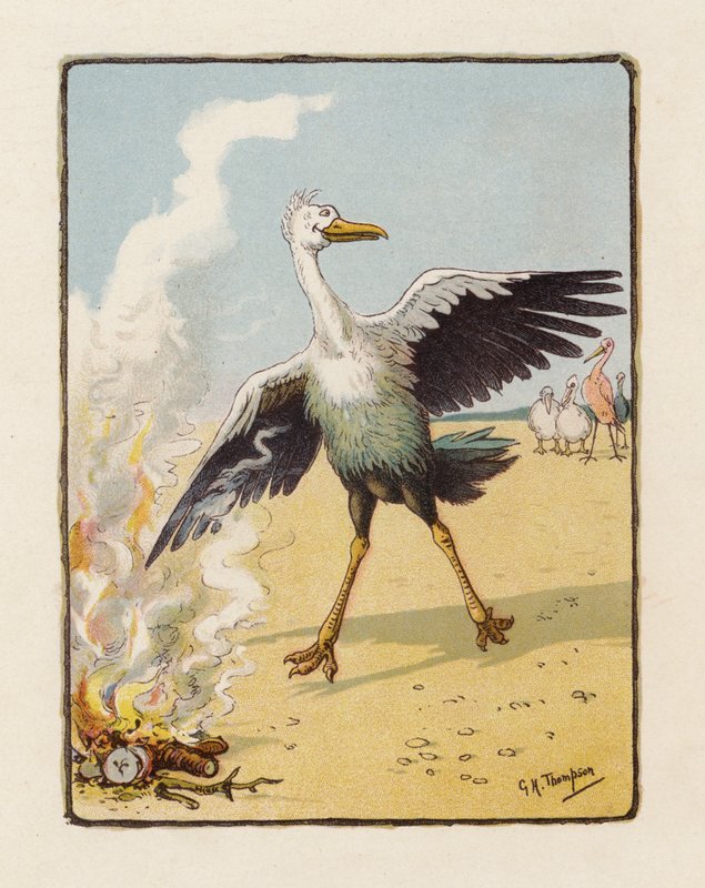 The Phoenix (színes litográfia) alkotó: George Henry Thompson
