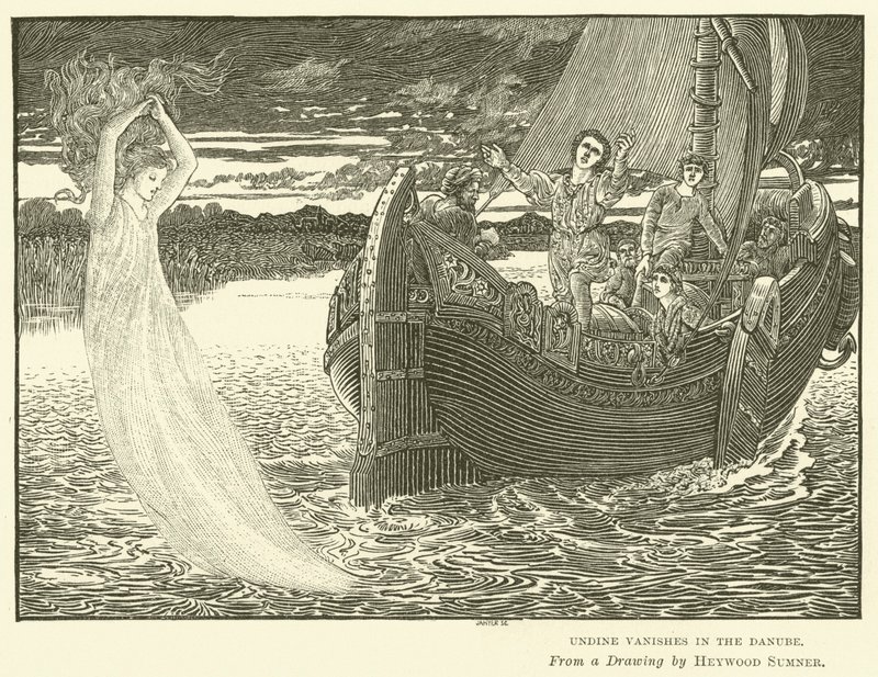 Undine eltűnik a Dunában alkotó: George Heywood Maunoir Sumner