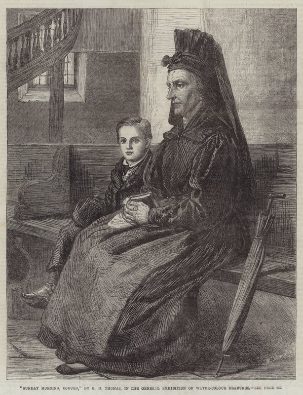 Vasárnap reggel, Coburg alkotó: George Housman Thomas