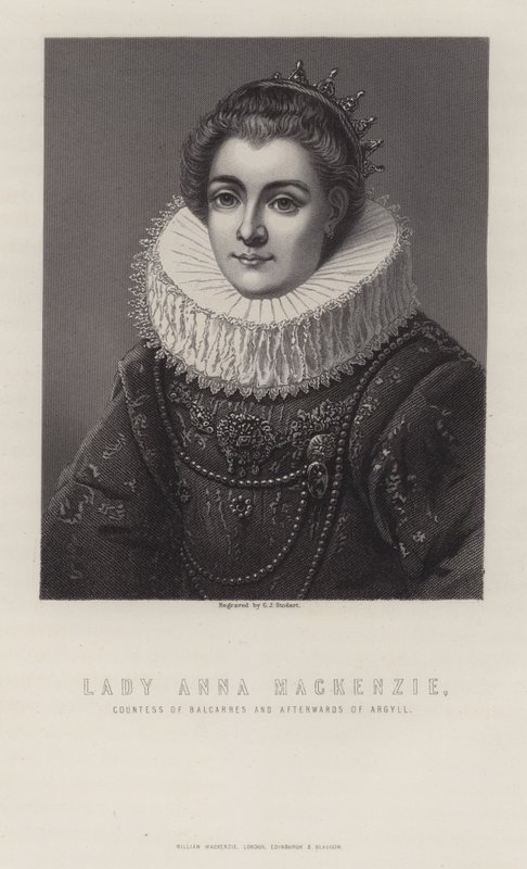 Lady Anna Mackenzie, Balcarres, majd Argyll grófnője alkotó: George J. Stodart