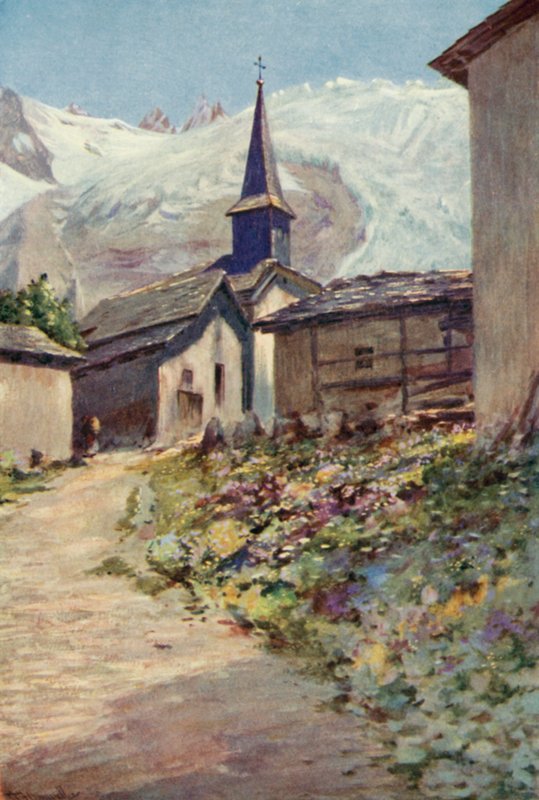 The Village of Tour (színes litó) alkotó: George Jackson Flemwell