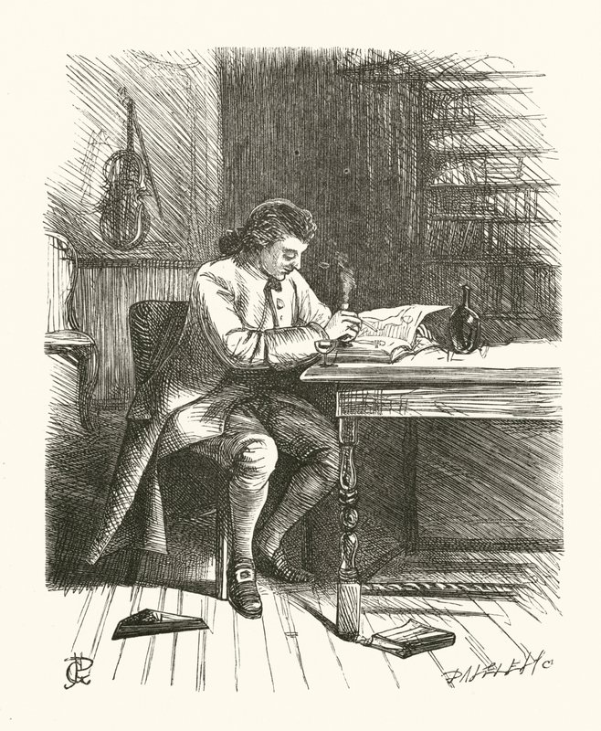 Illusztráció egy új hasonlathoz, Swift módjára (metszet) alkotó: George John Pinwell