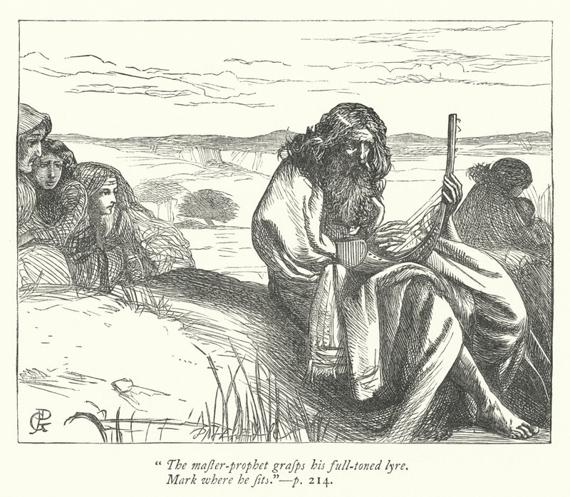 Illusztráció a Fogsághoz (metszet) alkotó: George John Pinwell