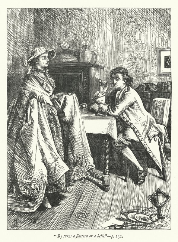 Illusztráció A kettős átalakuláshoz (metszet) alkotó: George John Pinwell