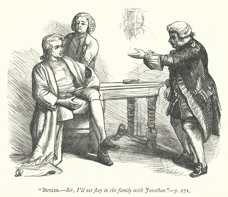Illusztráció: A jóindulatú ember (metszet) alkotó: George John Pinwell