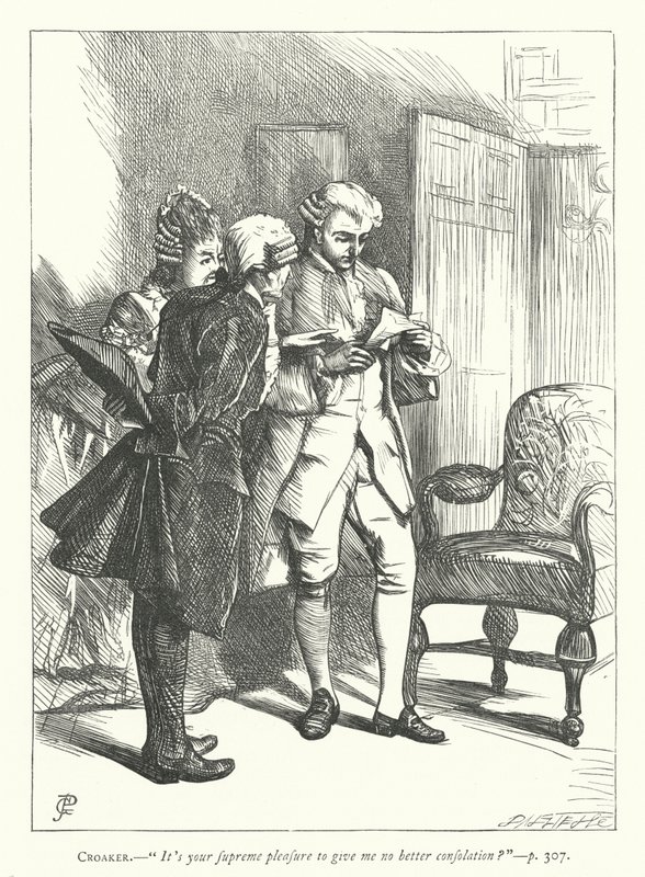 Illusztráció: A jóindulatú ember (metszet) alkotó: George John Pinwell