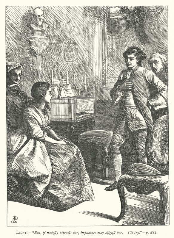 Illusztráció: A jóindulatú ember (metszet) alkotó: George John Pinwell