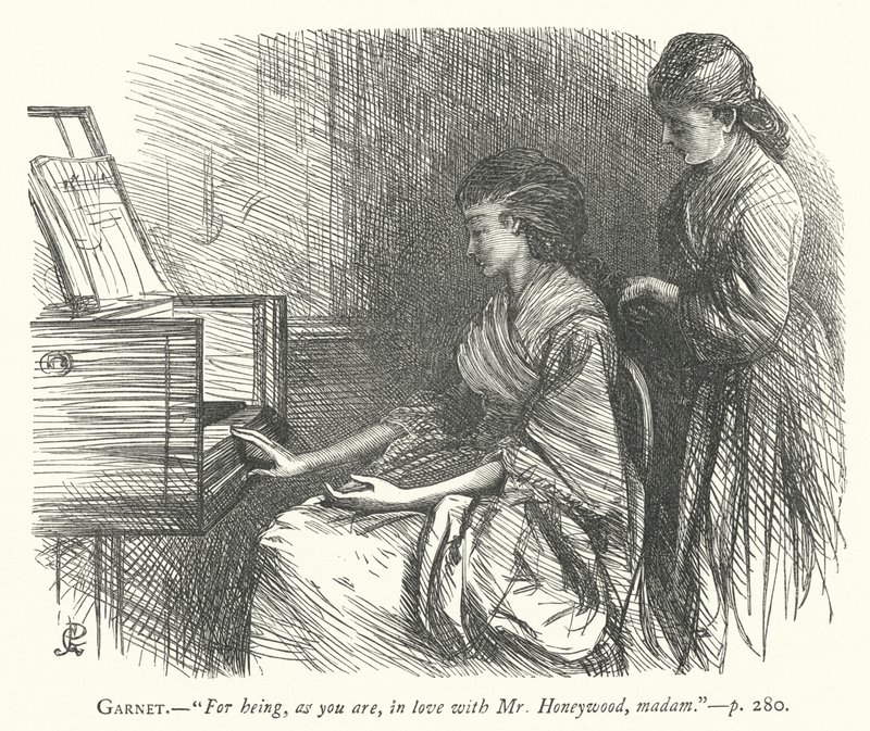 Illusztráció: A jóindulatú ember (metszet) alkotó: George John Pinwell