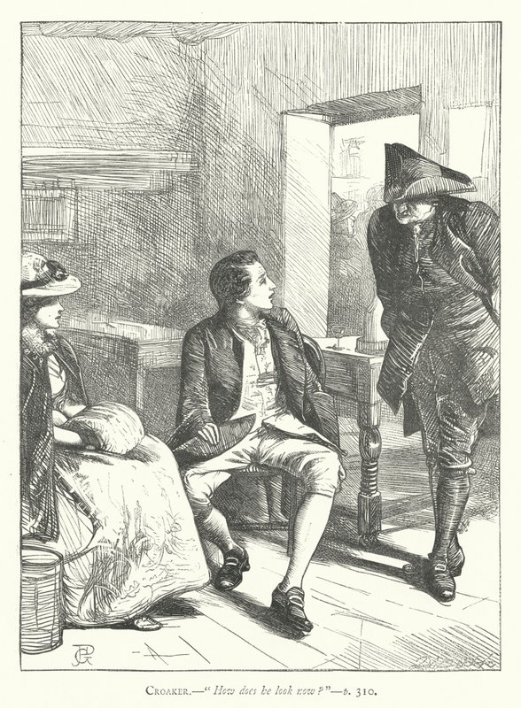 Illusztráció: A jóindulatú ember (metszet) alkotó: George John Pinwell