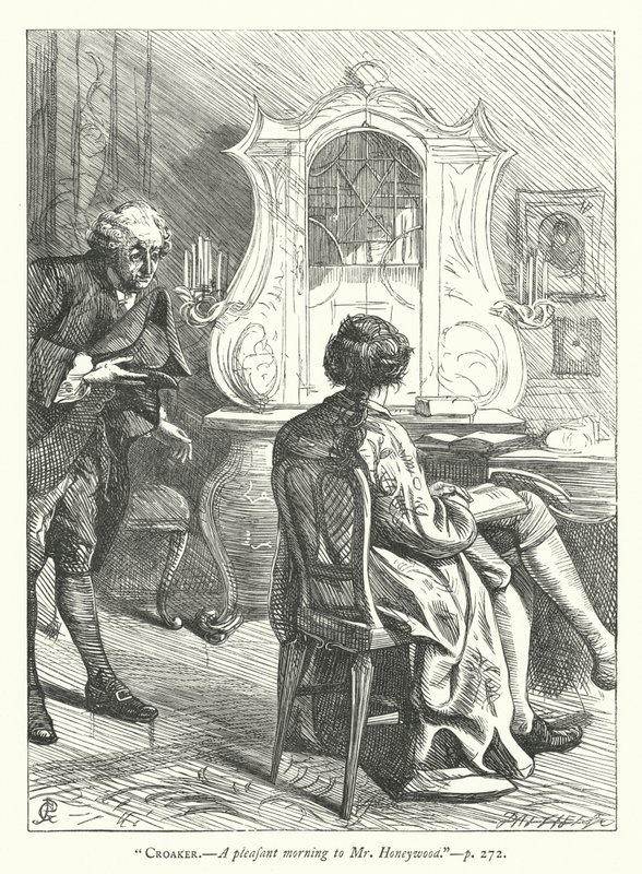 Illusztráció: A jóindulatú ember (metszet) alkotó: George John Pinwell