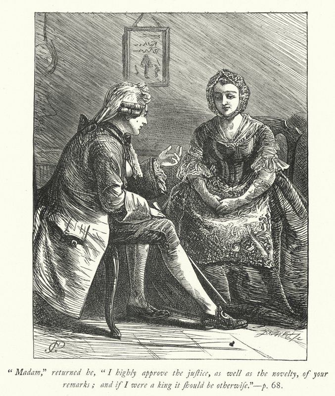 Illusztráció: The Vicar of Wakefield (metszet) alkotó: George John Pinwell