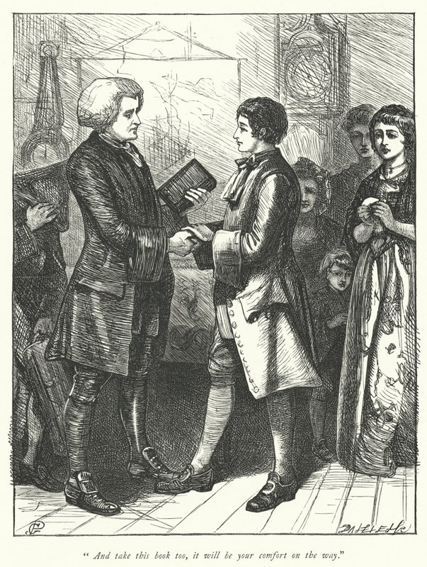 Illusztráció: The Vicar of Wakefield (metszet) alkotó: George John Pinwell