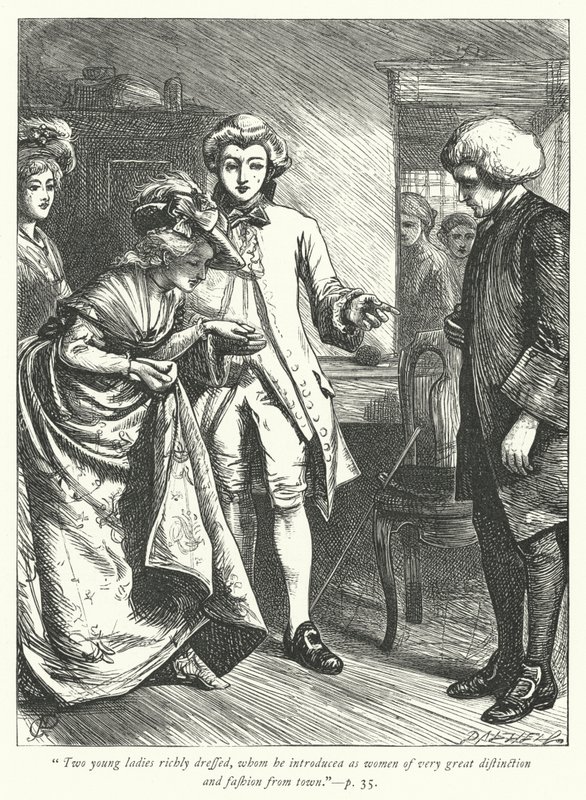 Illusztráció: The Vicar of Wakefield (metszet) alkotó: George John Pinwell