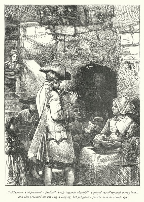 Illusztráció: The Vicar of Wakefield (metszet) alkotó: George John Pinwell
