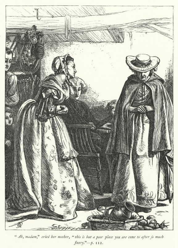 Illusztráció: The Vicar of Wakefield (metszet) alkotó: George John Pinwell