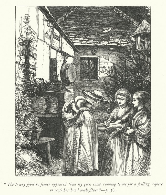 Illusztráció: The Vicar of Wakefield (metszet) alkotó: George John Pinwell