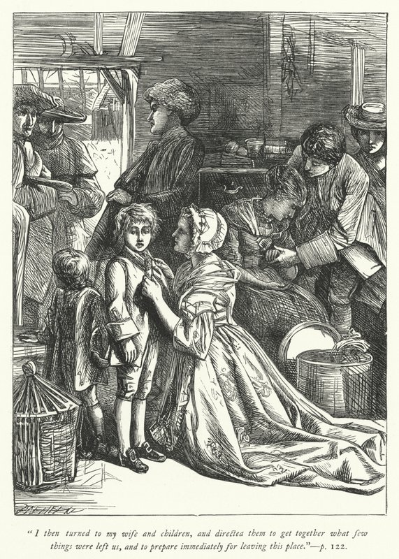 Illusztráció: The Vicar of Wakefield (metszet) alkotó: George John Pinwell