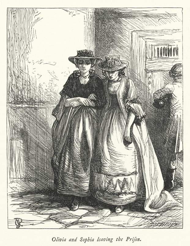 Illusztráció: The Vicar of Wakefield (metszet) alkotó: George John Pinwell
