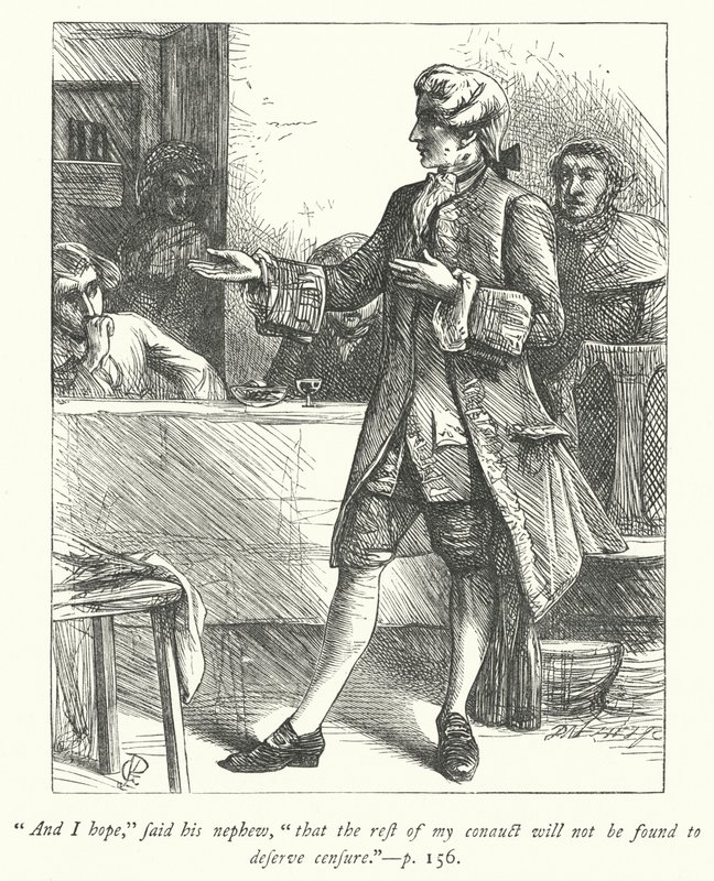 Illusztráció: The Vicar of Wakefield (metszet) alkotó: George John Pinwell