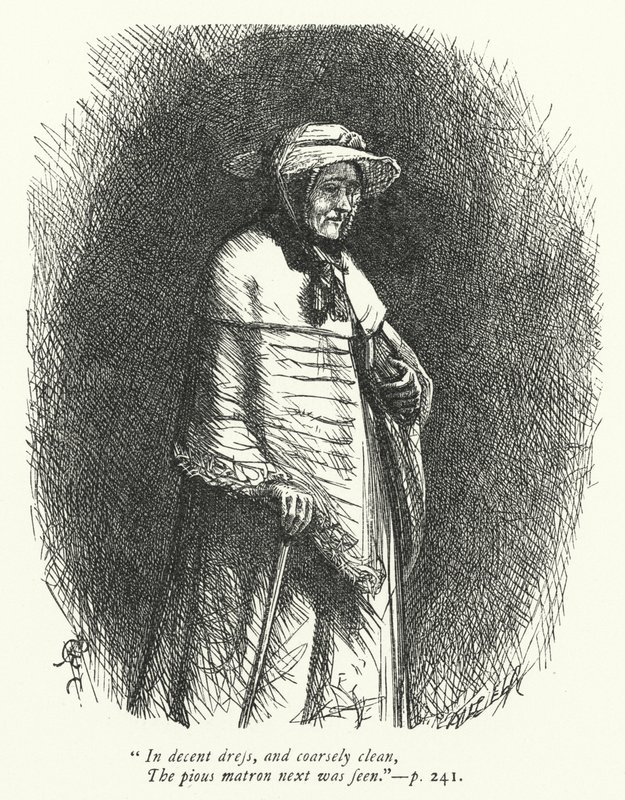 Illusztráció a Threnodia Augustalishoz (metszet) alkotó: George John Pinwell
