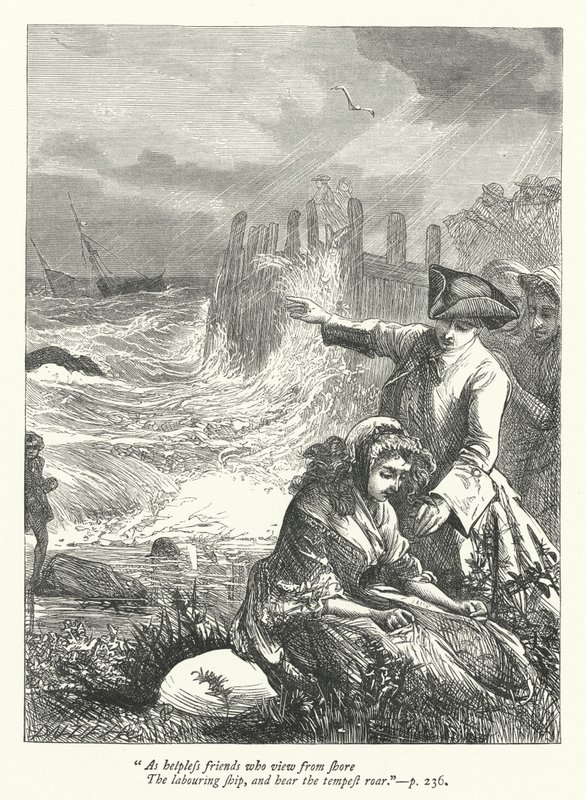 Illusztráció a Threnodia Augustalishoz (metszet) alkotó: George John Pinwell