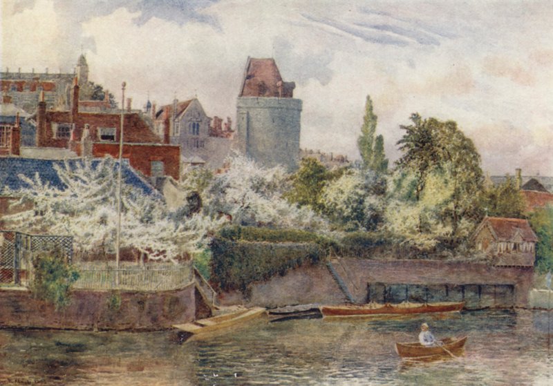 Riverside Gardens (színes litográfia) alkotó: George Moore Henton