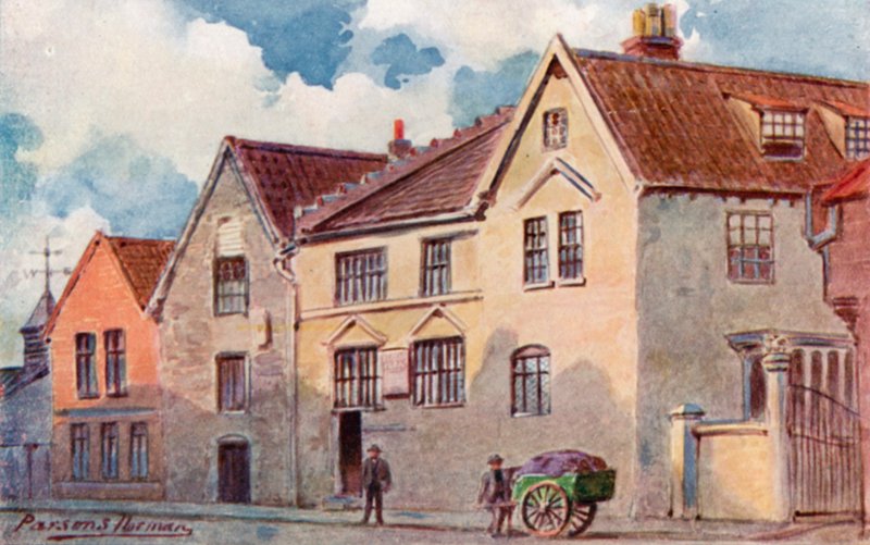 The Old Music House, King Street (színes litó) alkotó: George Parsons Norman