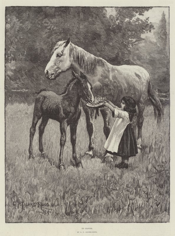 In Clover alkotó: George Percy Jacomb-Hood