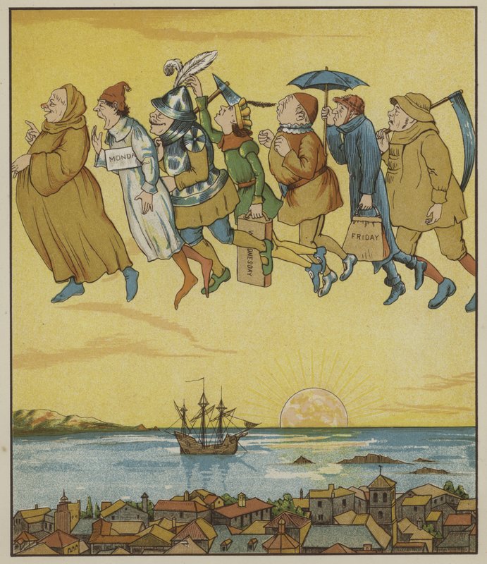 Illusztráció a Rumpelstiltskinhez, a Grimm testvérektől alkotó: George R. Halkett