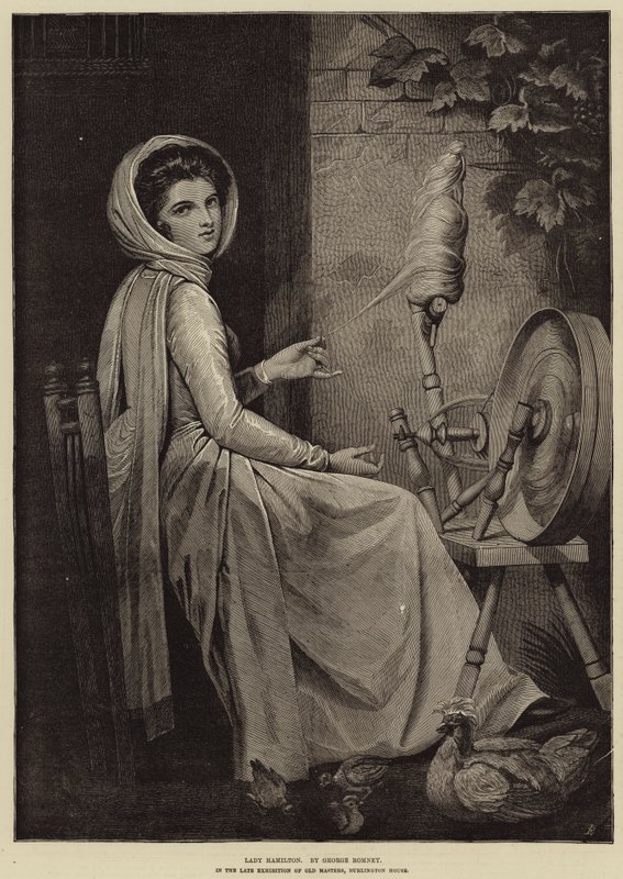 Lady Hamilton alkotó: George Romney