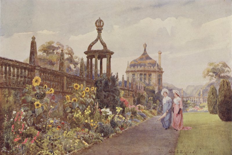 Montacute, napraforgók alkotó: George Samuel Elgood