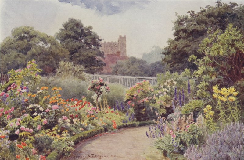 A Deanery Garden, Rochester alkotó: George Samuel Elgood