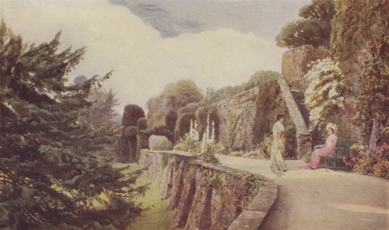 Alsó terasz, Berkeley kastély alkotó: George Samuel Elgood
