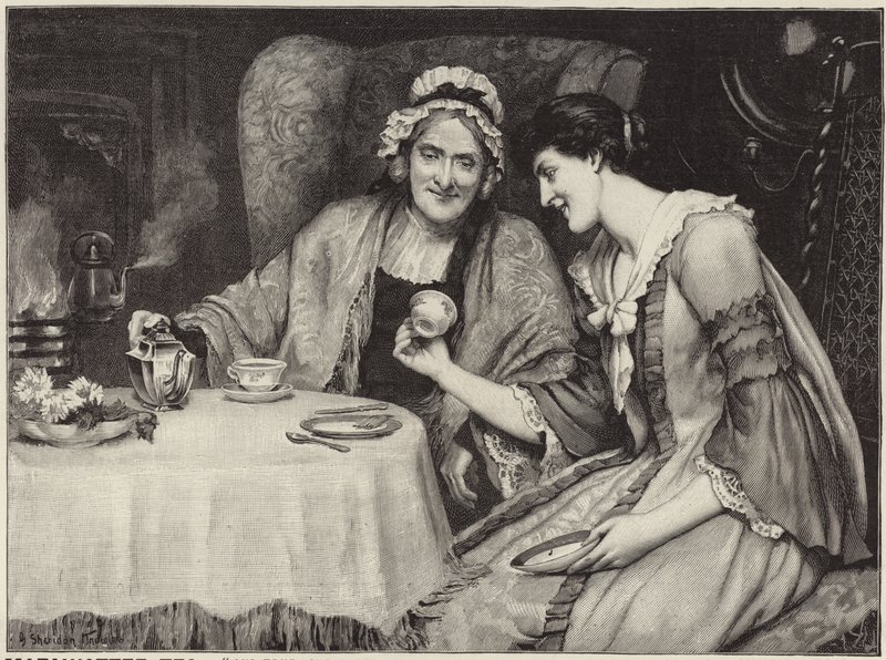 A Mazawattee Tea reklámja alkotó: George Sheridan Knowles