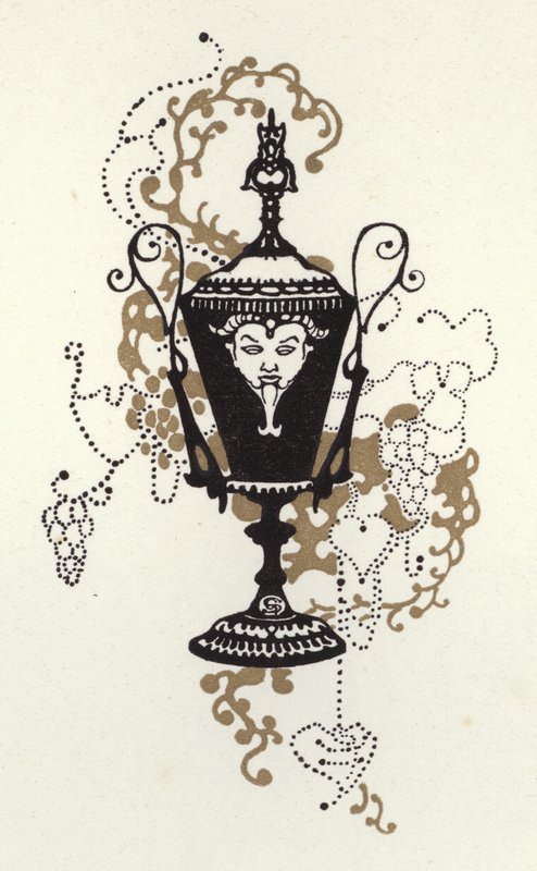 Illusztráció A boldog képmutatóhoz, Max Beerbohm (színes litó) alkotó: George Sheringham
