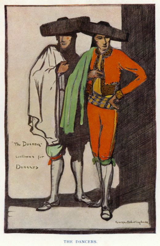 A duenna – Sheridan: A táncosok (színes litó) alkotó: George Sheringham
