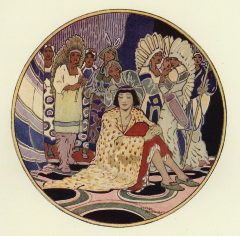 Az emberek mind összegyűltek az esküvőre (színes litho) alkotó: George Sheringham