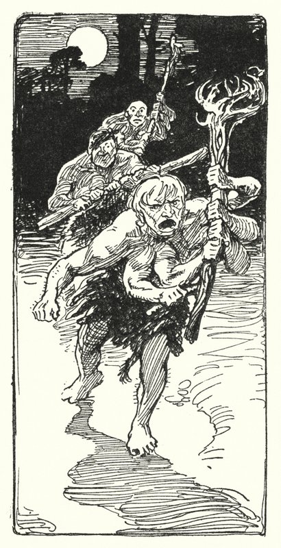 Jason és az argonauták: "Amíg aludtak, szörnyű emberek szálltak rájuk" (litho) alkotó: George Soper