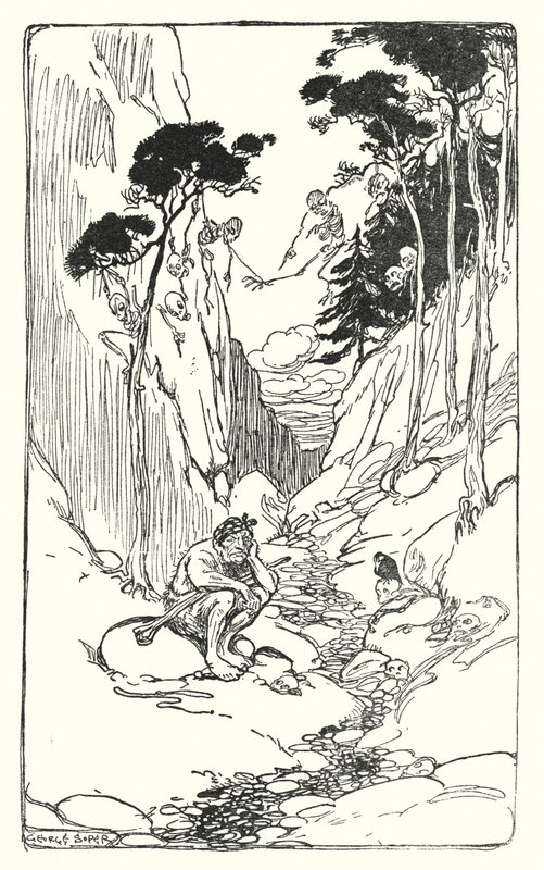 Helyszín: Sinis (kő) alkotó: George Soper
