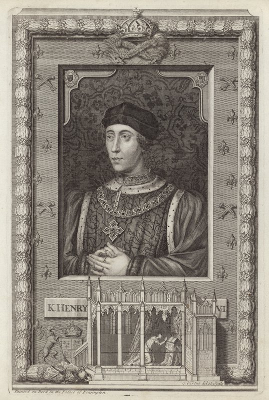 VI. Henrik király (metszet) alkotó: George Vertue