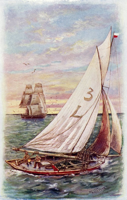 Pilótahajó (színes litó) alkotó: George Washington Lambert