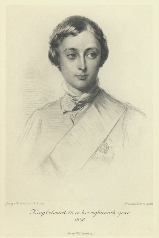A walesi herceg, a leendő VII. Edward király, tizennyolcadik életévében, 1858-ban alkotó: George after Richmond